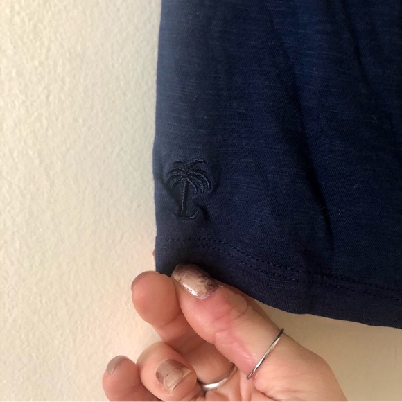 Lilly Pulitzer Wiley Ruffle Navy Blue Tube Top Size Small - Picture 5 of 8